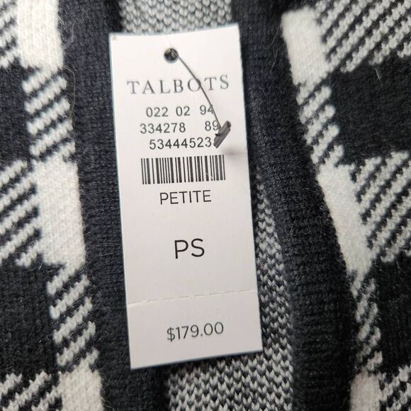 Talbots Buffalo Check Plaid Duster Cardigan - Picture 9 of 12